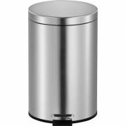 Pedalspand, V-part, mat st&aring;l, inderspand i plast, 3 l