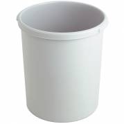 Papirkurv, 30 l, gr&Atilde;&yen;, kildesortering mulig