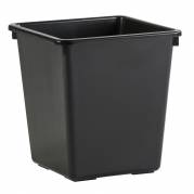 Papirkurv, 27 l, sort, kildesortering mulig, til tungt affald *Denne vare tages ikke retur*