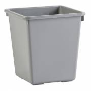 Papirkurv, 27 l, gr&Atilde;&yen;, kildesortering mulig, til tungt affald