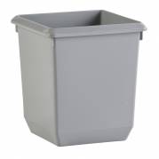 Papirkurv, 21 l, gr&Atilde;&yen;, kildesortering mulig, til tungt affald