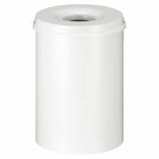 Brandh&Atilde;&brvbar;mmende affaldsspand, 30 l, hvid *Denne vare tages ikke retur*