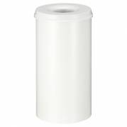 Brandh&Atilde;&brvbar;mmende affaldsspand, 50 l, hvid *Denne vare tages ikke retur*