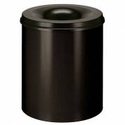 Brandh&Atilde;&brvbar;mmende affaldsspand, 80 l, sort *Denne vare tages ikke retur*