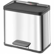 Pedalspand, Hailo, 33 l, st&Atilde;&yen;l, 3-rums *Denne vare tages ikke retur*