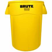 Affaldsspand, Rubbermaid Brute, 167 l, gul *Denne vare tages ikke retur*