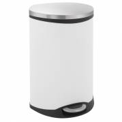 Pedalspand, EKO Shell-bin, 44 l, hvid, 2-rums *Denne vare tages ikke retur*
