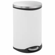 Pedalspand, EKO Shell-bin, 50 l, hvid