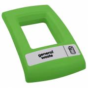 L&Atilde;&yen;g, Enviro, gr&Atilde;&cedil;n, med &Atilde;&yen;bent indkast, til alle typer affald, til kildesortering *Denne vare tages ikke retur*