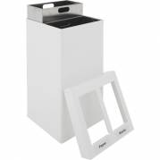 Affaldsspand, Carro-Line Carro-Mix, 55 l, hvid *Denne vare tages ikke retur*