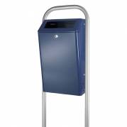 Udend&Atilde;&cedil;rs affaldsspand, 50 l, bl&Atilde;&yen; *Denne vare tages ikke retur*