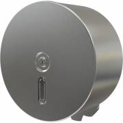 Dispenser, neutral, Midi, 12x31x31cm, &Oslash;31cm, gr&aring;, rustfrit st&aring;l, til midi jumboruller