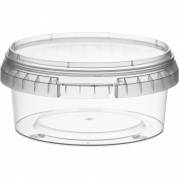 Condi b&oslash;tte, Combi, 4,97cm, &Oslash;118mm, 300 ml, klar, PP, 1-rums, med l&aring;g