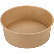 Sk&aring;l, ABENA Gastro, 5,1cm, &Oslash;14,5cm, 550 ml, brun, kraft/PE, 20 oz