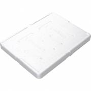 L&aring;g til termokasse, 40x30x3cm, hvid, EPS