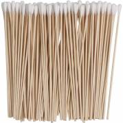 Vatpind, 15cm, tr&aelig;, vat i en ende, usteril, 100 stk.