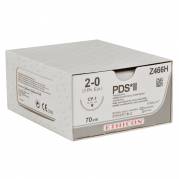 Sutur, PDS II, 70cm, violet, 2-0, CP-1 n&Atilde;&yen;l, monofil, resorberbar, Z466H *Denne vare tages ikke retur*