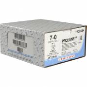 Sutur, Prolene, 75cm, bl&Atilde;&yen;, PP, 7-0, PS-1 MP n&Atilde;&yen;l, monofil, MPP2854H *Denne vare tages ikke retur*