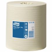 H&Atilde;&yen;ndkl&Atilde;&brvbar;derulle, Tork M2 Basic, 1-lags, Midi, 300m x 20,5cm, &Atilde;&tilde;19cm, gul, 100% genbrugspapir