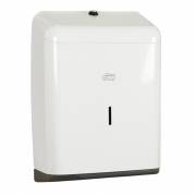 Dispenser, Tork H3, Maxi, 12,1x26,8x37,8cm, hvid, rustfrit st&Atilde;&yen;l *Denne vare tages ikke retur*