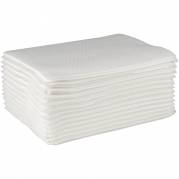 Papirvaskeklud, ABENA, 1-lags, 26x20cm, hvid, engangs