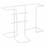 Handskestativ, hvid, metal, til 2 &Atilde;&brvbar;sker, ikke justerbar