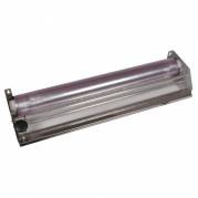 Dispenser, ABENA Cater-Line, 60x20x11cm, s&Atilde;&cedil;lv, rustfrit st&Atilde;&yen;l, med rullesk&Atilde;&brvbar;r, til film