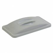 L&Atilde;&yen;g, Rubbermaid Slim Jim, gr&Atilde;&yen;, lukket, til blandet affald, til kildesortering, tungt affald muligt