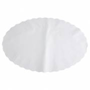 Fadpapir, 32x50cm, 40 g/m2, hvid, papir, pr&Atilde;&brvbar;get, oval