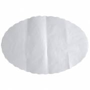 Fadpapir, 36x55cm, 40 g/m2, hvid, papir, pr&Atilde;&brvbar;get, oval