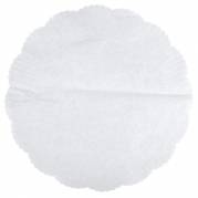 Fadpapir, &Atilde;&tilde;32cm, 40 g/m2, hvid, papir, pr&Atilde;&brvbar;get, rund