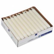 Kronelys, ABENA Gastro, 20cm, &Oslash;2,2cm, hvid, 7 timer, stearin