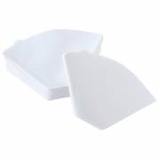 Kaffefilter, filterpapir, bleget