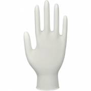 Unders&Atilde;&cedil;gelseshandske, ABENA Excellent, XS, hvid, nitril, pudderfri