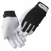 Gedeskindshandske, 11, hvid, gedeskind/lycra/polyester, burreb&Atilde;&yen;nd