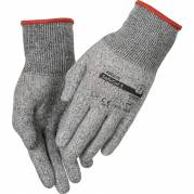 HDPE strikket sk&Atilde;&brvbar;rehandske, ABENA, 7, gr&Atilde;&yen;, HDPE fiber/glasfiber/spandex/nylon, cut 5