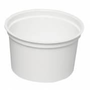 Proteseb&Atilde;&brvbar;ger, 5,8cm, &Atilde;&tilde;9,5cm, 200 ml, 235 ml, hvid, PS