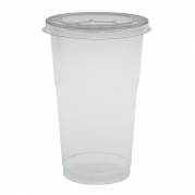 L&Atilde;&yen;g, ABENA Gastro, 5mm, &Atilde;&tilde;9,5cm, klar, PET, med kryds