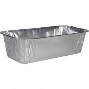 Alu-form, ABENA Cater-Line, 25x12,3x7,1cm, 1500 ml, aluminium, 1500 ml, rektangul&Atilde;&brvbar;r, smooth wall