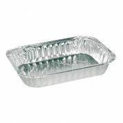 Bespisningsbakke, 15,9x10,9x2,6cm, 310 ml, aluminium, 1-rums, 310 ml