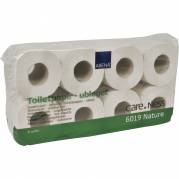 Toiletpapir, ABENA Care-Ness Nature, 2-lags, 31,25m x 9,6cm , Ø11,5cm, hvid, 100% genbrugspapir