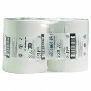 Jumborulle, Kimberly-Clark Scott, 2-lags, Midi, 380m x 9,7cm, &Atilde;&tilde;26cm, natur, 100% genbrugspapir *Denne vare tages ikke retur*