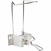 Dispenser, ABENA, 1000 ml, stål, til stand-back flasker, med 6 cm arm