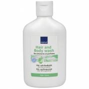 H&Atilde;&yen;r og bodyshampoo, ABENA, 120 ml, til vask uden vand, uden farve og parfume