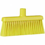 Lobbykost, Vikan, gul, PP/polyester/rustfrit st&Atilde;&yen;l, 26 cm, bl&Atilde;&cedil;de/stive b&Atilde;&cedil;rsteh&Atilde;&yen;r *Denne vare tages ikke retur*