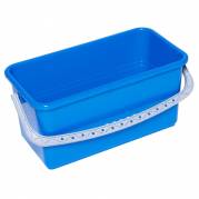 Moppeboks, Tina Trolleys, 540x270x270mm, 22 l, bl&Atilde;&yen;, PP/plast, med hank, til rist