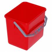 Inventarspand, Tina Trolleys, 240x190x220mm, 6 l, r&Atilde;&cedil;d, PP, med hank