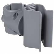 Redskabsholder, Tina Trolleys Toolflex, 7,5x3x4,6cm, gr&Atilde;&yen;, PP, til skaft p&Atilde;&yen; 20-22 mm, til r&Atilde;&cedil;rmontering