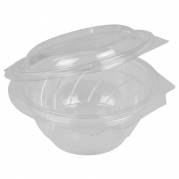 Salatsk&Atilde;&yen;l, &Atilde;&tilde;15,8cm, 750 ml, 750 ml, klar, RPET, med h&Atilde;&brvbar;ngslet l&Atilde;&yen;g