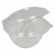 Salatsk&Atilde;&yen;l, &Atilde;&tilde;17,7cm, 1000 ml, 1000 ml, klar, RPET, med h&Atilde;&brvbar;ngslet l&Atilde;&yen;g